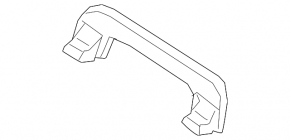 Audi Q8 19-25 rear right ceiling handle, gray