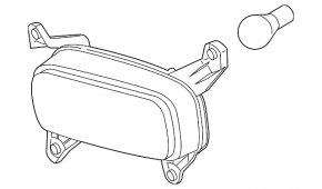 Right rear fog light for Hyundai Venue 20-25