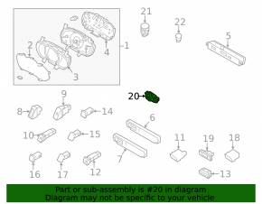 Ignition button Start-Stop Kia Sorento 14-15 rest