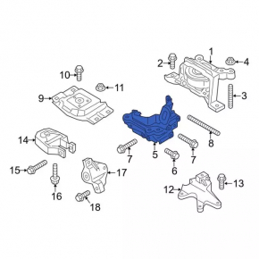 Ford Escape MK3 13-19 1.5T Right Engine Mount Bracket