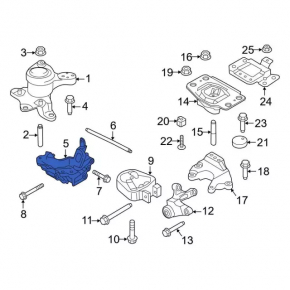 Ford Escape MK3 13-19 1.5T Right Engine Mount Bracket