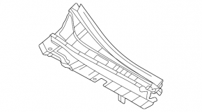 Windscreen wiper grille plastic right Mazda CX-30 20- 2.5