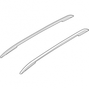 Longitudinal roof rail left Ford Edge 15 - gray