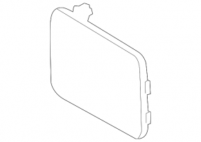 Nissan Pathfinder 13-16 fuel filler door