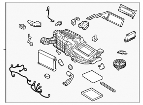 Heater assembly Jaguar F-Pace X761 17 AJ126, 2.0d
