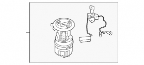 Fuel pump for Mitsubishi Outlander 22-25 2.5 AWD