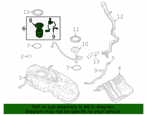 Fuel pump for Mitsubishi Outlander 22-25 2.5 AWD