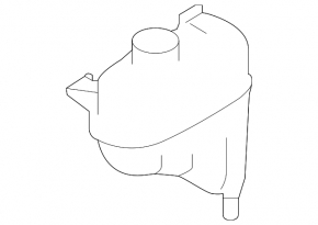 Expansion tank cooling Infiniti Q50 16-24 3.0T without cap