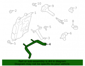 Subaru Outback 20-23 Engine Computer ECU Bracket