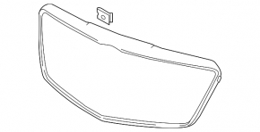 14-15 Cadillac CTS grille surround