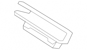 Relay block housing underhood right Infiniti JX35 QX60 13- lower part