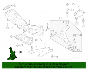 Front left axle Subaru Outback 20-