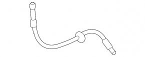 Brake hose rear left BMW X5 G05 19-23 ABS