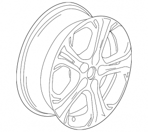 Wheel disk R17 x 6.5J Chevrolet Bolt EV 22-23