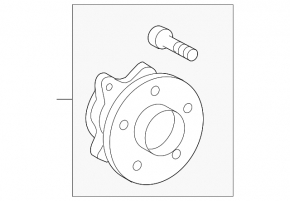 Front left hub for Lexus LS460 07-17