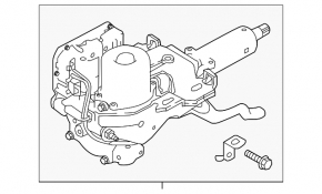 Steering column Nissan Rogue Sport 17-20