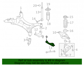 Rear left camber arm Nissan Murano z52 15 - rusty