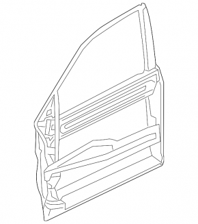 Door bare front left Honda Accord 13-17