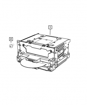 Radio tape recorder Dodge Journey 11-20
