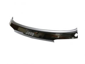 Jeep Compass 17-21 tailgate trim under glass, gray molding