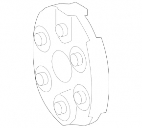 Mercedes C-class W205 300/400/450 15-21 Rear Cardan Coupling Rear OEM