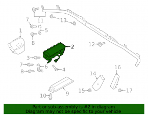 Airbag passenger in the dashboard Ford Escape MK4 20-