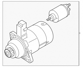 Starter for Volkswagen Golf 19-21 1.4T