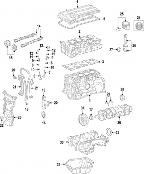 Crankshaft Nissan Versa 1.8 10-12 MR18DE