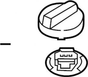 Oil filler cap Nissan Rogue Sport 17-19