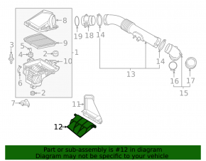 Air intake Kia Sportage 23-26 HEV