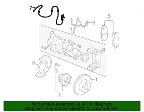 ABS sensor front right Nissan 350z
