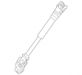 Steering cardan shaft Nissan Rogue 21-24