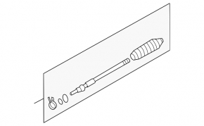 Right steering rod for Nissan 350z 03-08