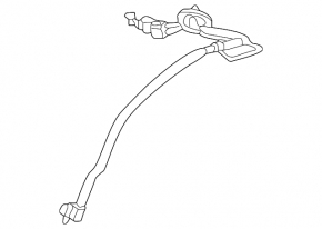 Air conditioning pipe from the heater of an Audi A6 C8 19-20 3.0T under R1234YF