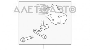 Lexus RX300 RX330 RX350 RX400h 04-09 Hood Lock