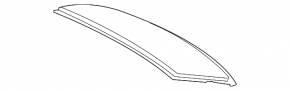 Headlining rear BMW 4 F33 14-20 convertible, black