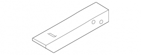 TV bar reinforcement front left Infiniti QX30 17-19