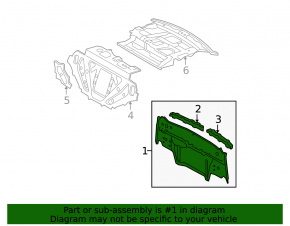 Lexus IS 06-13 Rear Panel