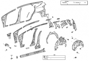 Right front pillar bracket for Toyota Prius V 12-17