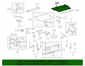 Trunk curtain Lexus RX350 RX450h 10-12 black, scratches