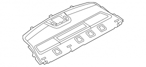 Rear shelf Nissan Altima 13-18 beige