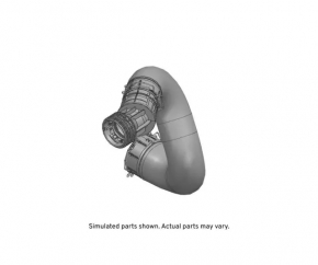 Right intercooler pipe first Chevrolet Equinox 23-24 LSD