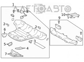 Front light for Subaru Outback 23-25 Limited, Premium, under sunroof