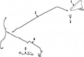 Hyundai Santa Fe 24-26 fin antenna