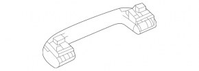 Ceiling handle front left Mercedes W213 E 17-20 beige used
