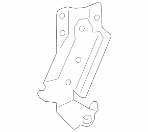 Door hinge lower rear left Ford Transit Connect MK2 13-23