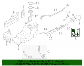 Fuel filler cap Nissan Murano z51 09-14