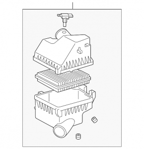 Air filter housing Toyota Rav4 06-12
