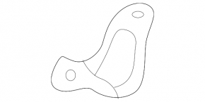 Rear stabilizer mounting bracket left Subaru XV Crosstrek 18-23
