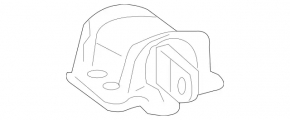 Mercedes W221 automatic transmission mount